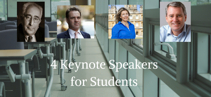 4 Keynote Speakers for Students and Education